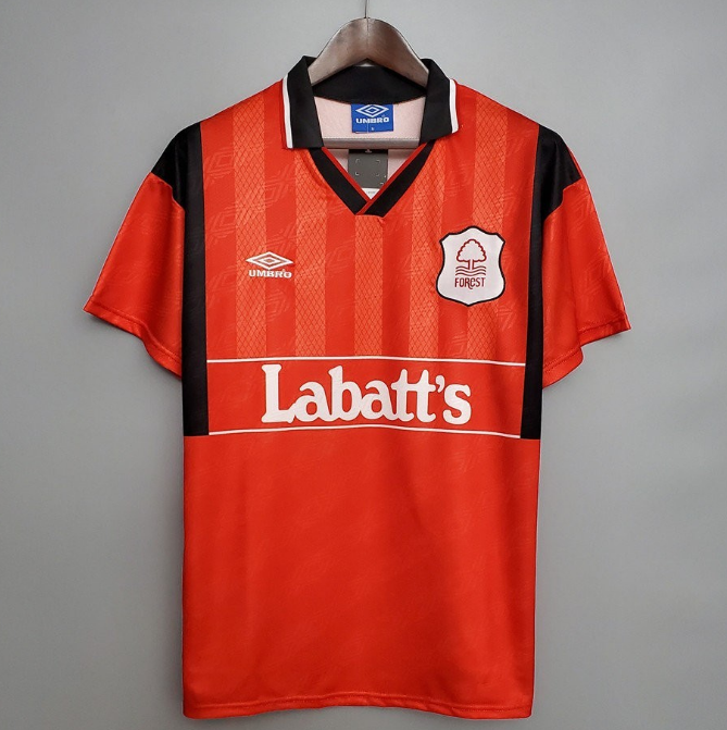 1994-95 Nottingham Forest Retro Home Soccer Jersey Shirt